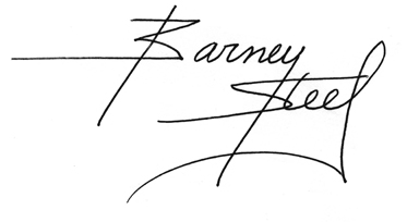 Barney Steel - Signature